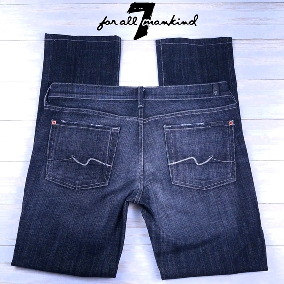7 For All Mankind Other - 7 For All Mankind Gray Straight Denim Jeans Size 32